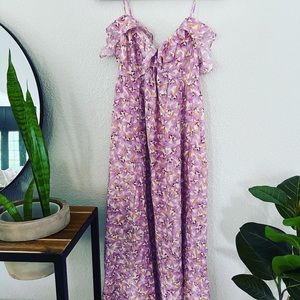 Lovely long dress.